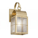 Durham Sconce shown in the Antique Brass finish with a Seedy shade - 9131P-H-AB-SDY