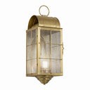 Durham Sconce shown in the Antique Brass finish with a Seedy shade - 9161-H-AB-SDY-C
