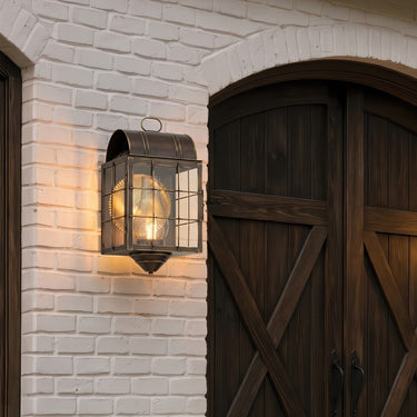 Durham Sconce shown in the Bronze finish with a Clear shade - 9111-H-BZ-CL-C 2