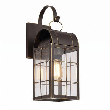 Durham Sconce shown in the Bronze finish with a Clear shade - 9121P-H-BZ-CL