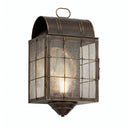 Durham Sconce shown in the Bronze finish with a Seedy shade - 9111-H-BZ-SDY-C