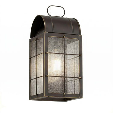 Durham Sconce shown in the Bronze finish with a Seedy shade - 9121-H-BZ-SDY