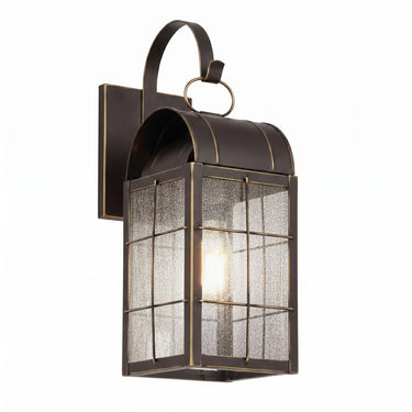 Durham Sconce shown in the Bronze finish with a Seedy shade - 9121P-H-BZ-SDY