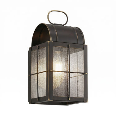 Durham Sconce shown in the Bronze finish with a Seedy shade - 9131-H-BZ-SDY