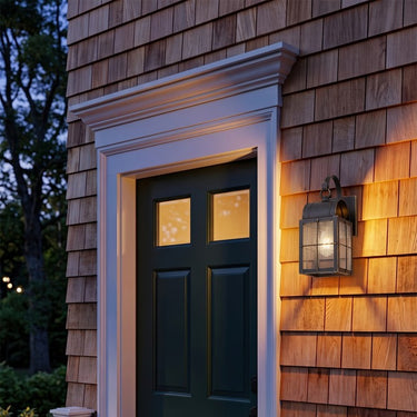Durham Sconce shown in the Bronze finish with a Seedy shade - 9131P-H-BZ-SDY 2