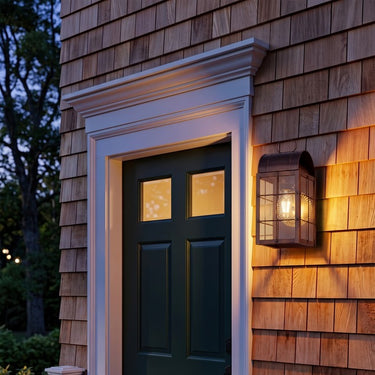 Durham Sconce shown in the Dark Brass finish with a Clear shade - 9121-H-DB-CL 2