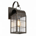 Durham Sconce shown in the Dark Brass finish with a Clear shade - 9121P-H-DB-CL