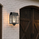 Durham Sconce shown in the Dark Brass finish with a Seedy shade - 9111-H-DB-SDY-C 2