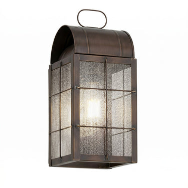 Durham Sconce shown in the Dark Brass finish with a Seedy shade - 9121-H-DB-SDY