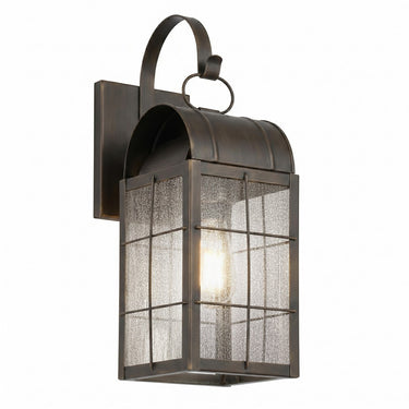 Durham Sconce shown in the Dark Brass finish with a Seedy shade - 9121P-H-DB-SDY