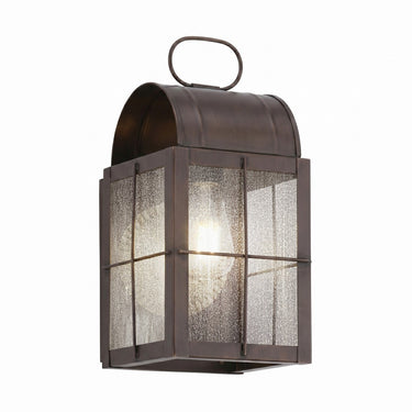 Durham Sconce shown in the Dark Brass finish with a Seedy shade - 9131-H-DB-SDY