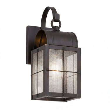 Durham Sconce shown in the Dark Brass finish with a Seedy shade - 9131P-H-DB-SDY