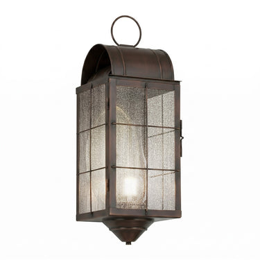 Durham Sconce shown in the Dark Brass finish with a Seedy shade - 9161-H-DB-SDY-C