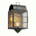 Durham Sconce shown in the Gunmetal finish with a Clear shade - 9111-H-GM-CL-C