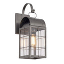 Durham Sconce shown in the Gunmetal finish with a Clear shade - 9121P-H-GM-CL