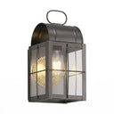 Durham Sconce shown in the Gunmetal finish with a Clear shade - 9131-H-GM-CL