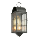 Durham Sconce shown in the Gunmetal finish with a Clear shade - 9161-H-GM-CL-C