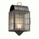 Durham Sconce shown in the Gunmetal finish with a Seedy shade - 9111-H-GM-SDY-C