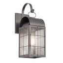 Durham Sconce shown in the Gunmetal finish with a Seedy shade - 9121P-H-GM-SDY