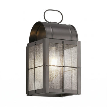 Durham Sconce shown in the Gunmetal finish with a Seedy shade - 9131-H-GM-SDY