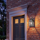 Durham Sconce shown in the Gunmetal finish with a Seedy shade - 9131P-H-GM-SDY 2