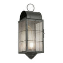Durham Sconce shown in the Gunmetal finish with a Seedy shade - 9161-H-GM-SDY-C