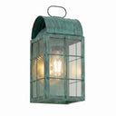 Durham Sconce shown in the Verde Green finish with a Clear shade - 9121-H-VG-CL