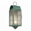 Durham Sconce shown in the Verde Green finish with a Seedy shade - 9161-H-VG-SDY-C