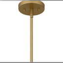 Duval 1 Light Mini Pendant in Aged Brass 2