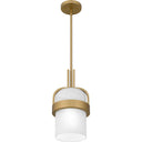Duval 1 Light Mini Pendant in Aged Brass 4