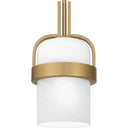 Duval 1 Light Mini Pendant in Aged Brass 5