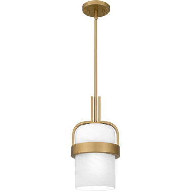 Duval 1 Light Mini Pendant in Aged Brass 1