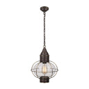 Ellington Pendant shown in the Bronze finish with a Clear shade - 9612-BZ-CL 1