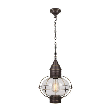 Ellington Pendant shown in the Bronze finish with a Clear shade - 9612-BZ-CL 1