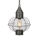 Ellington Pendant shown in the Gunmetal finish with a Clear shade - 9612-GM-CL