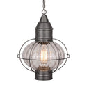 Ellington Pendant shown in the Gunmetal finish with a Optic shade - 9612-GM-OPT