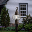 Ellington Post Lantern shown in the Bronze finish with a Clear shade - 9610-BZ-CL 2
