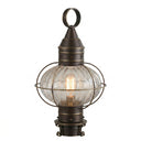 Ellington Post Lantern shown in the Bronze finish with a Optic shade - 9610-BZ-OPT