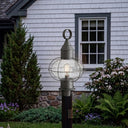 Ellington Post Lantern shown in the Gunmetal finish with a Clear shade - 9610-GM-CL 2