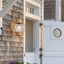 Ellington Sconce shown in the Antique Brass finish with a Clear shade - 9611-AB-CL 2