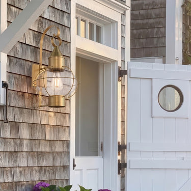 Ellington Sconce shown in the Antique Brass finish with a Clear shade - 9611-AB-CL 2