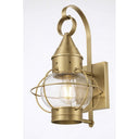 Ellington Sconce shown in the Antique Brass finish with a Clear shade - 9631-AB-CL