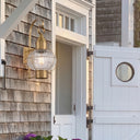 Ellington Sconce shown in the Antique Brass finish with a Optic shade - 9611-AB-OPT 2