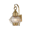 Ellington Sconce shown in the Antique Brass finish with a Optic shade - 9621-AB-OPT