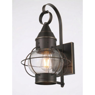 Ellington Sconce shown in the Bronze finish with a Clear shade - 9631-BZ-CL