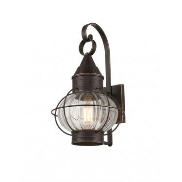 Ellington Sconce shown in the Bronze finish with a Optic shade - 9621-BZ-OPT