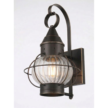 Ellington Sconce shown in the Bronze finish with a Optic shade - 9631-BZ-OPT