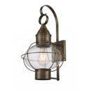 Ellington Sconce shown in the Dark Brass finish with a Clear shade - 9611-DB-CL