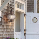 Ellington Sconce shown in the Dark Brass finish with a Optic shade - 9611-DB-OPT 2