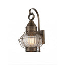 Ellington Sconce shown in the Dark Brass finish with a Optic shade - 9621-DB-OPT